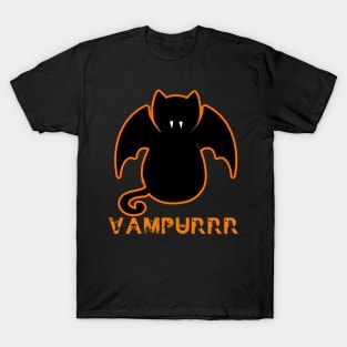 Funny Gifts for Halloween Vampurrr T-Shirt